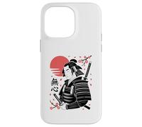 Guerrero Zen Mushin con Katana Cherry Blossom Sun Carcasa para iPhone 14 Pro MAX