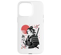 Guerrero Zen Mushin con Katana Cherry Blossom Sun Carcasa para iPhone 15 Pro MAX