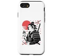 Guerrero Zen Mushin con Katana Cherry Blossom Sun Carcasa para iPhone SE (2020) / 7/8