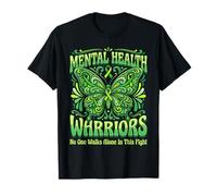 Guerreros de la Salud Mental Nadie Camina Solo Lindo Apoyo Camiseta