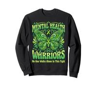 Guerreros de la Salud Mental Nadie Camina Solo Lindo Apoyo Sudadera