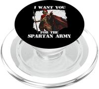 Guerreros legendarios de Esparta, el Rey Leónidas I de PopSockets PopGrip para MagSafe