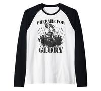 Guerreros legendarios del Rey Esparta Leonidas I Espartano Camiseta Manga Raglan