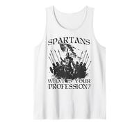 Guerreros legendarios del Rey Esparta Leonidas I Espartano Camiseta sin Mangas