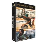 Guerriers de légende - Coffret 3 films : Alexandre + Braveheart + Kingdom of Heaven [Francia] [DVD]