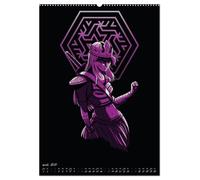 Guerriers de l'ombre (Calendrier mural haut de gamme 2027 DIN A2 horizontal), CALVENDO calendrier mensuel