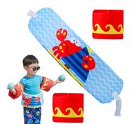 Gürtel Schwimmen Kinder - Auftriebsgürtel Armbänder Set Twill Polyester 185g | Schwimmhilfe Verstellbar 62x14,5cm 10-28kg 1,1-1, Mädchen | Pool See Meer Fluss Sicherheit Wassertrainin