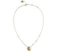 GUESS 4G Rising - Collar de acero dorado JUBN04263JWYG, Plata, No es una piedra preciosa