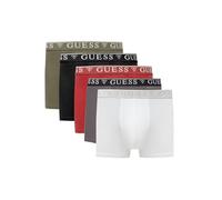 Guess 5 Days Pack Boxer Trunk U4YG16K6YW1 Multicolore F56E (IT, Testo, S, Regular, Regular, Multicolore F56E)