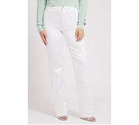 GUESS 80s Straight Pure White Talla: W28L33 | Pantalones anchos Outlet | Mujer | Blanco