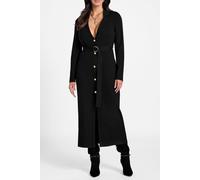 GUESS Aabish Long Cardi Sw Jet Black A996 Talla: S | Vestidos Maxi Outlet | Mujer | Negro