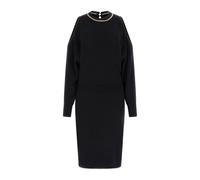 GUESS Abel Chain Cut Out D Jet Black A996 Talla: 40 | Vestidos Midi Outlet | Mujer | Negro