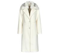 Guess Abrigo KAROLE FUR COLLAR in Blanco EU XL
