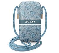 Guess Phone Bag 4G Printed Stripe Blue - Talla L
