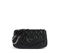 Guess Adelard Bolso de hombro negro, imitación de cuero, mujer