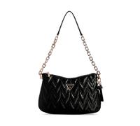 GUESS Adelard Top Zip Shoulder Bag, Bolsa de Hombro Mujer, Negro, One Size