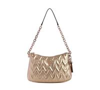 GUESS Adelard Top Zip Shoulder Bag, Bolso de Hombro con Cremallera Superior Mujeres, Dorado, Talla única
