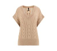GUESS Aida Kimono Vest Cab Sand Grain Heather Talla: XXS | Sudaderas con Capucha Outlet | Mujer | Marrón