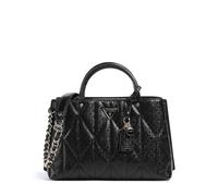 Guess Aldina G-Shine Bolso de mano negro, imitación de cuero, mujer