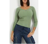 GUESS Allie Vn Ls Swtr Cold Dew And Chile V Talla: M | Outlet | Mujer |
