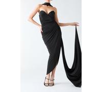 GUESS Alva Bustier Dress Jet Black A996 Talla: 40 | Vestidos Maxi Outlet | Mujer | Negro