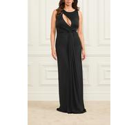 GUESS Alva Knot Dress Jet Black A996 Talla: 44 | Vestidos Maxi Outlet | Mujer | Negro