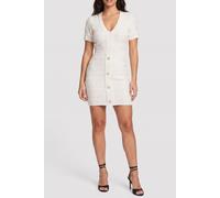 GUESS Amelia Short Sleeve Macadamia Talla: 40 | Mini Vestidos Outlet | Mujer