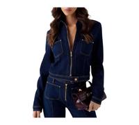 Guess- Amelie Jacket- Jackets- Mujer- Azul- S- Amelie Jacket