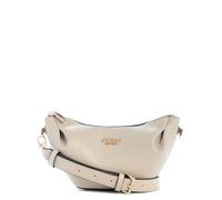 GUESS Amorette Top Zip Shoulder Bag, Bolsa de Hombro Mujer, Beige, Talla única