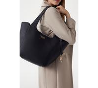 GUESS Anadela 3 Comp Satch Black Talla: OS | Bolsas de Mano Outlet | Mujer | Negro