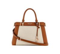 GUESS Anadela Three Compartment Satchel Bag Natural/Cognac