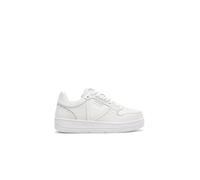 GUESS Ancona I, Sneaker Hombre, White, 45 EU