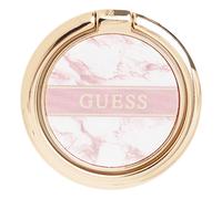 Guess Anillo de soporte universal con dibujo de mármol, Rosa