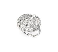 Guess ANILLO JUBR02256JWRH, Acero aleado, Zafiro blanco