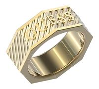GUESS anillo para hombre de acero inoxidable