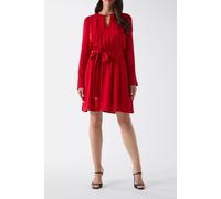 GUESS Anita V Neck Flared Samba Red Vibes Talla: 46 | Mini Vestidos Outlet | Mujer | Rojo