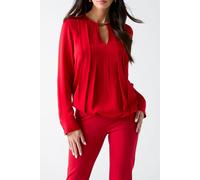 GUESS Anita V Neck Ls Blou Samba Red Vibes Talla: 40 | Manga Larga Outlet | Mujer | Rojo