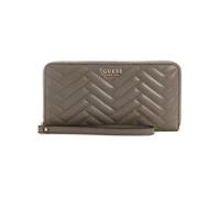 GUESS Anning - Cartera Grande con Cremallera Alrededor, Color Gris Pardo Oscuro, Talla única