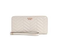 GUESS Anning - Cartera Grande con Cremallera Alrededor para Mujer, Color Piedra, Talla única