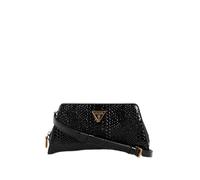 GUESS Annita - Bolso cruzado con cremallera superior, Negro -, talla unica