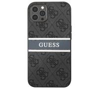 Guess Apple iPhone 13 Pro Funda PU 4G Stripe, Gris