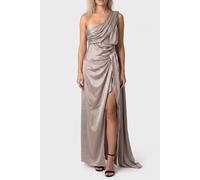 GUESS Aretha Draped Long D Velvet Taupe Talla: 42 | Vestidos Maxi Outlet | Mujer | Negro