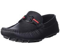 GUESS Askers, Mocasín Hombre, Negro, 41.5 EU