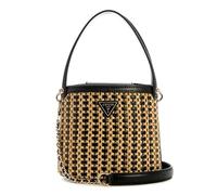 GUESS Atalia Crossbody Bucket Bag Natural/Black