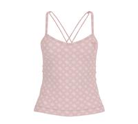Guess Athleisure Camiseta Peony Logomania Acti Rosa V5YP11 MC03W-P6FO M