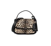 GUESS Cuero bolso bandolera bolso de hombro Audrey Convertible Xbody Flap Leopard multicolor