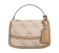 Guess - Audrey Monogramme Flap Bag - Bags - Mujer - Beige - ONE SIZE -