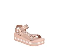 Guess Avin Sandalias de cuña para mujer, Oro Rosa, 38 EU