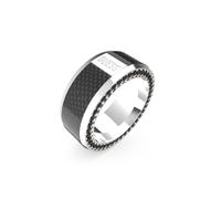 Guess bague à étiquette racer jumr04041jwstbk66 hommes
