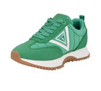 GUESS Bailei, Zapatillas Mujer, Mediano Verde Blanco 310, 37.5 EU